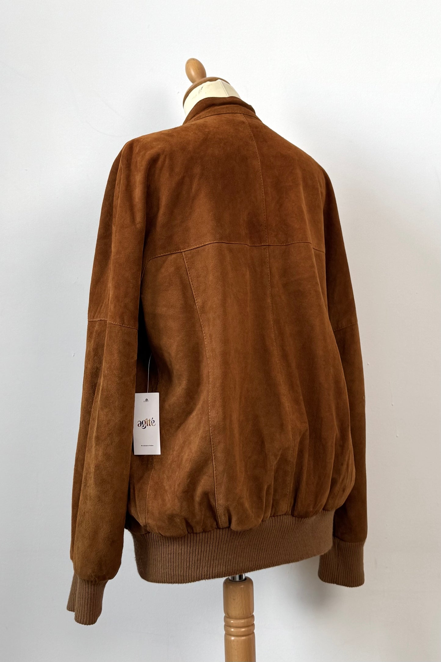 BOMBER SUEDE JACKET SIZE M/L UL 10/12