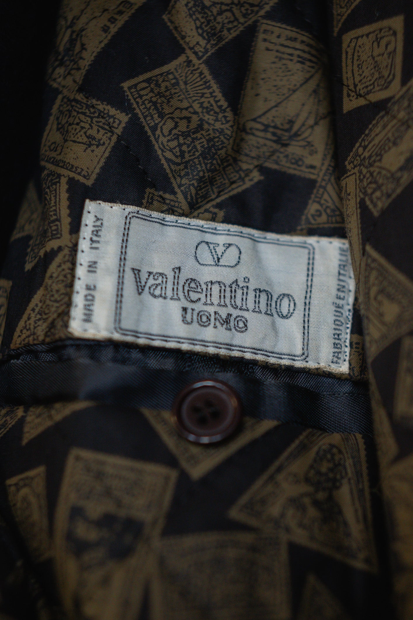 Valentino Uomo Oversized Wool Blazer Coat - Italian Designer, Double-Breasted, Luxury, Size L/XL (UK 12/14)
