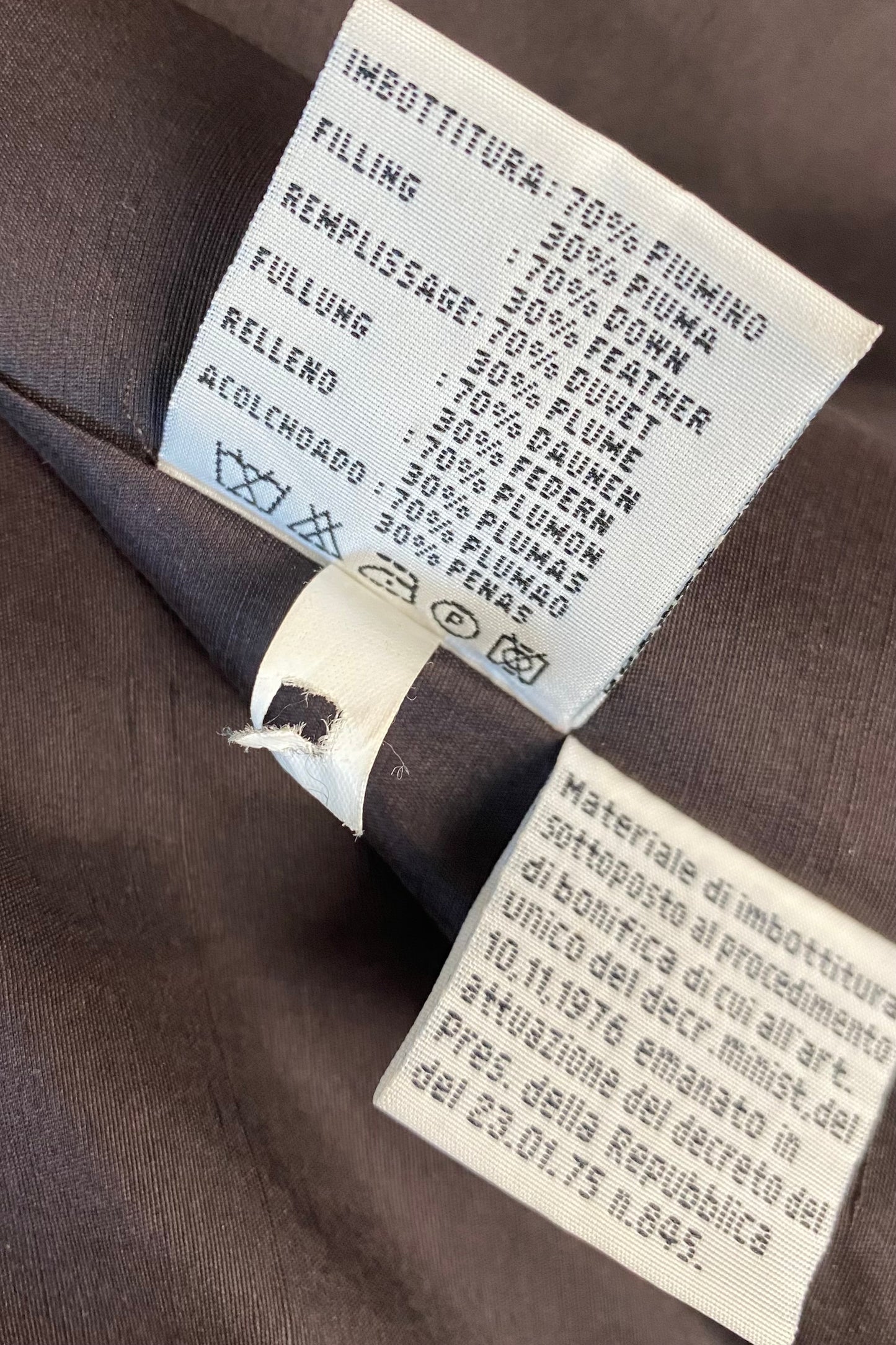 GianFranco Ferre Forma Puffer Coat in Size L UK 12/14