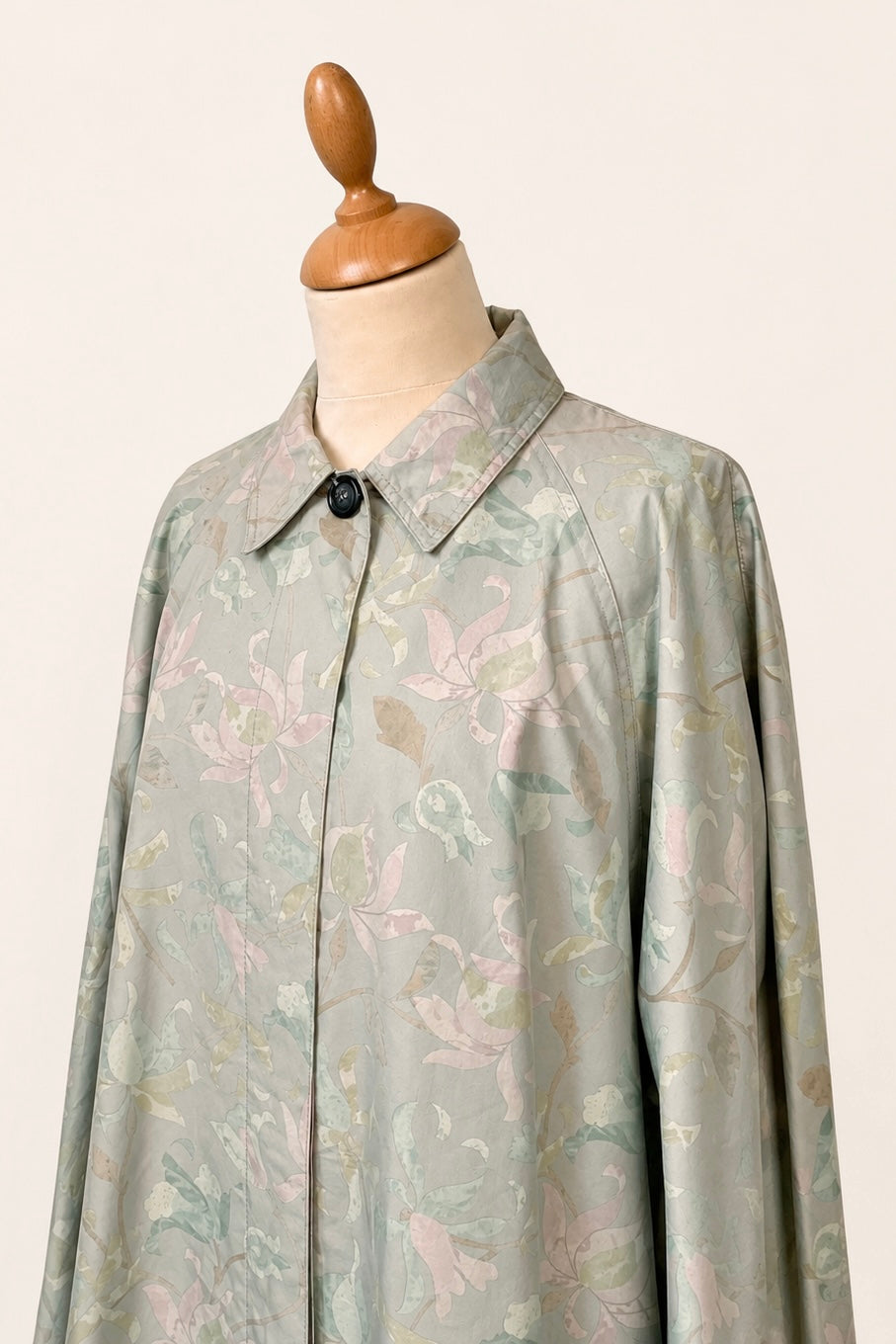 Floral Swing Trench Coat
