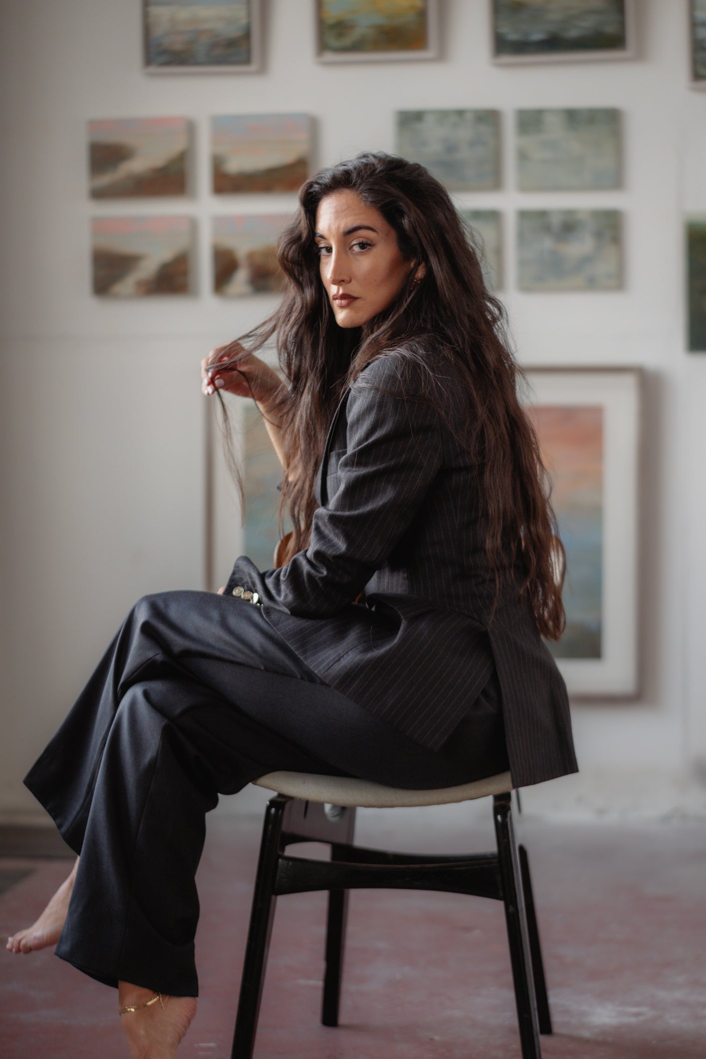 Dolce & Gabbana Pinstripe Wool Blazer