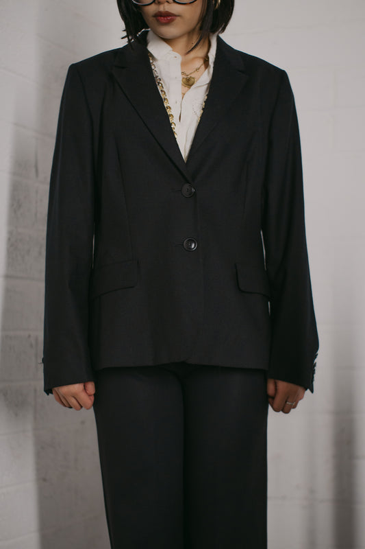 Black Max Mara Studio Blazer UK 8-10 / S-M