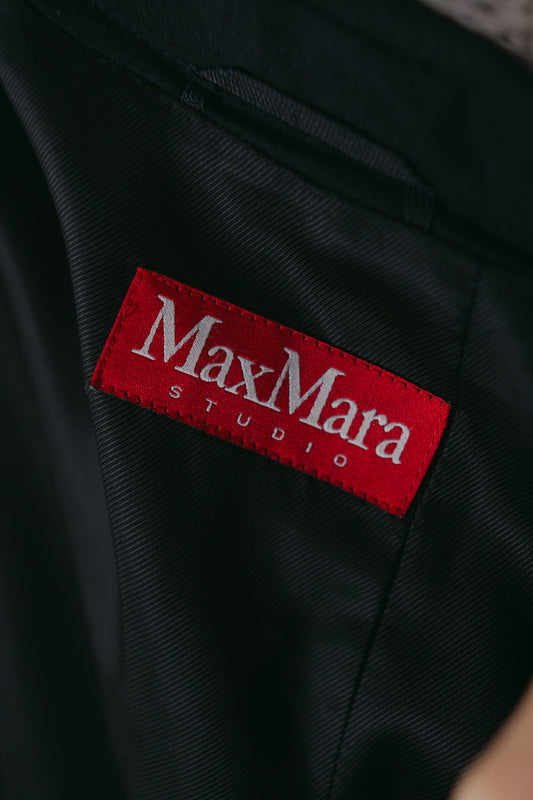 Black Max Mara Studio Blazer UK 8-10 / S-M