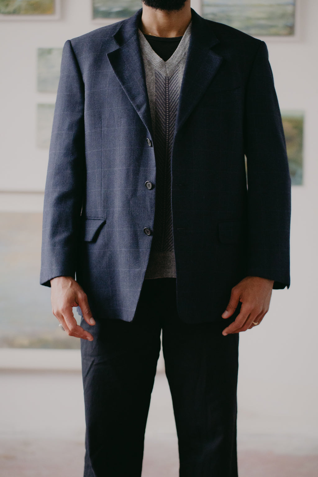 Valentino Uomo Wool & Cashmere Blazer