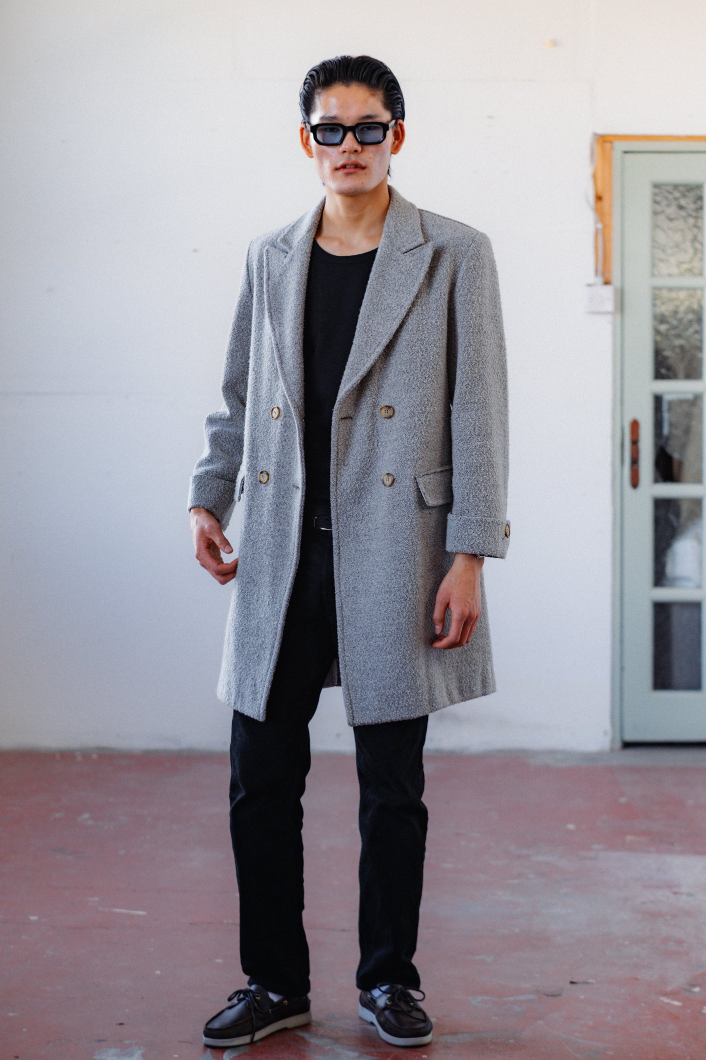 Oliver by Valentino Grey Wool Coat