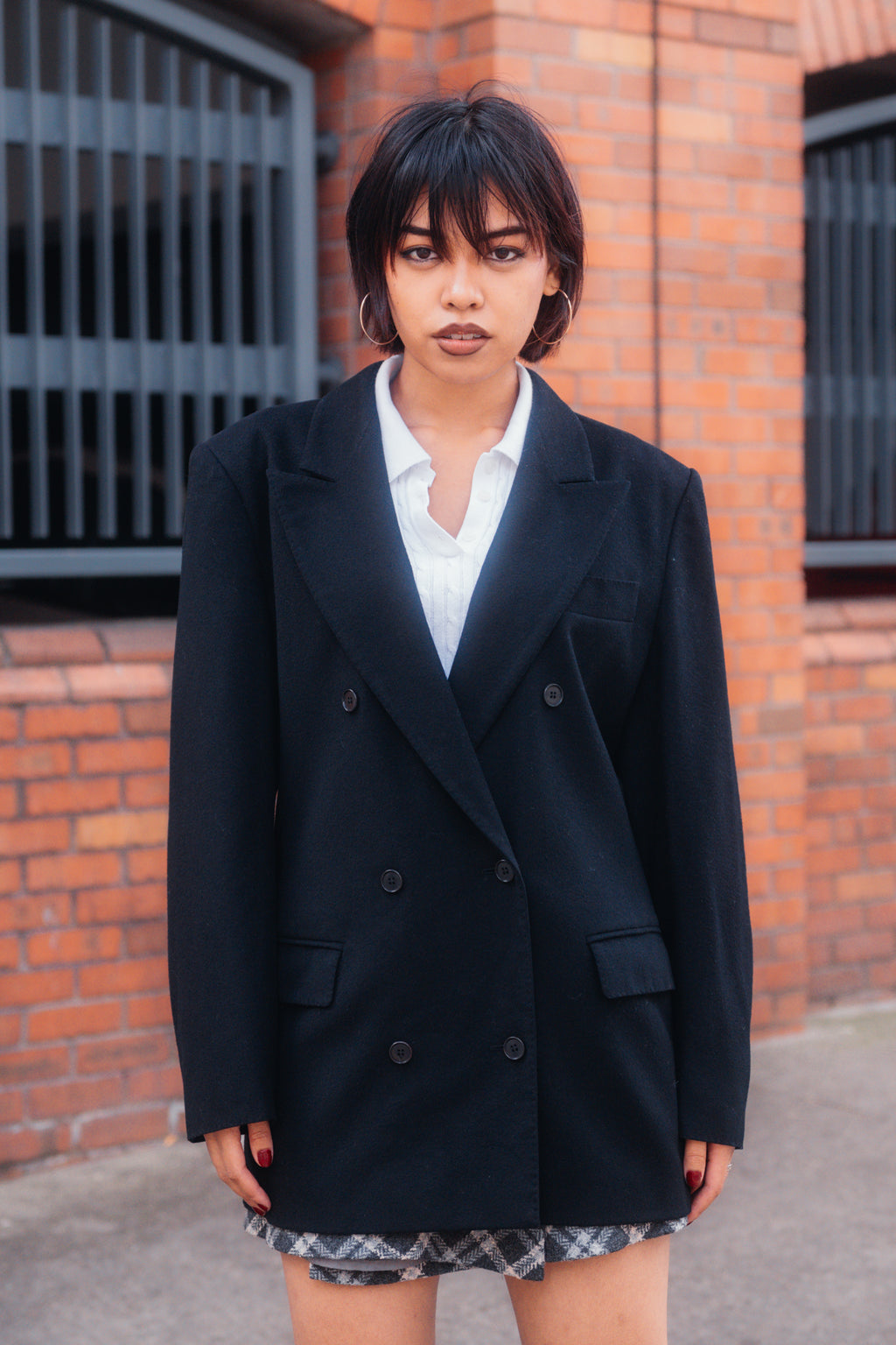 Max Mara Double Breasted Wool Blazer