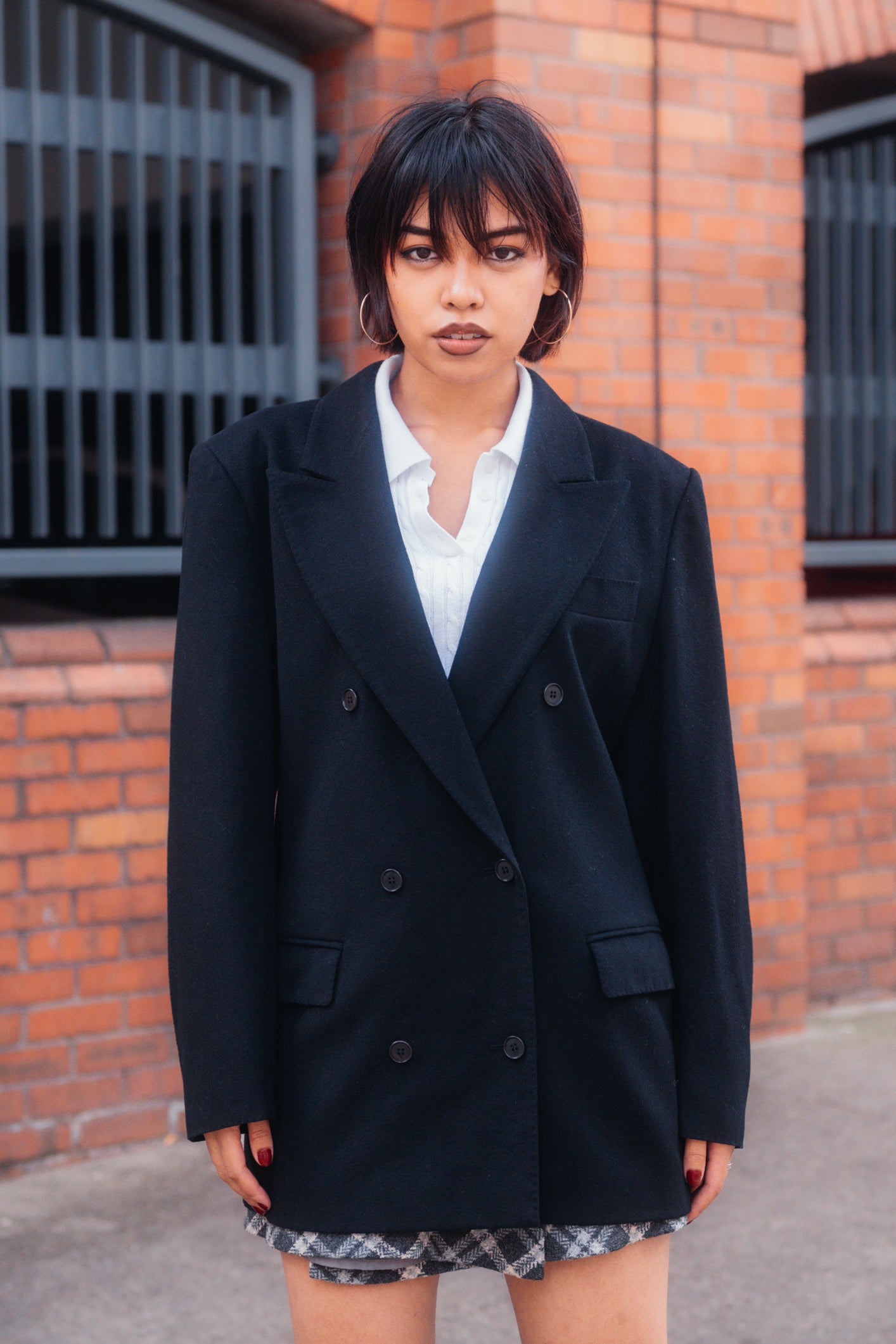 Max Mara Double Breasted Wool Blazer