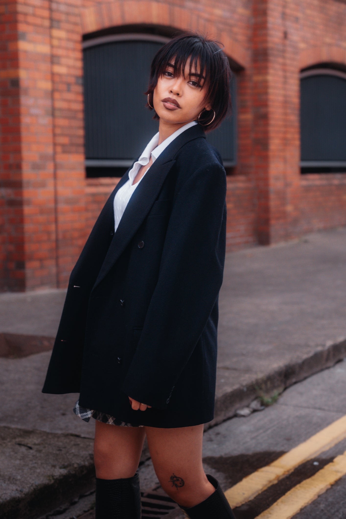 Max Mara Double Breasted Wool Blazer