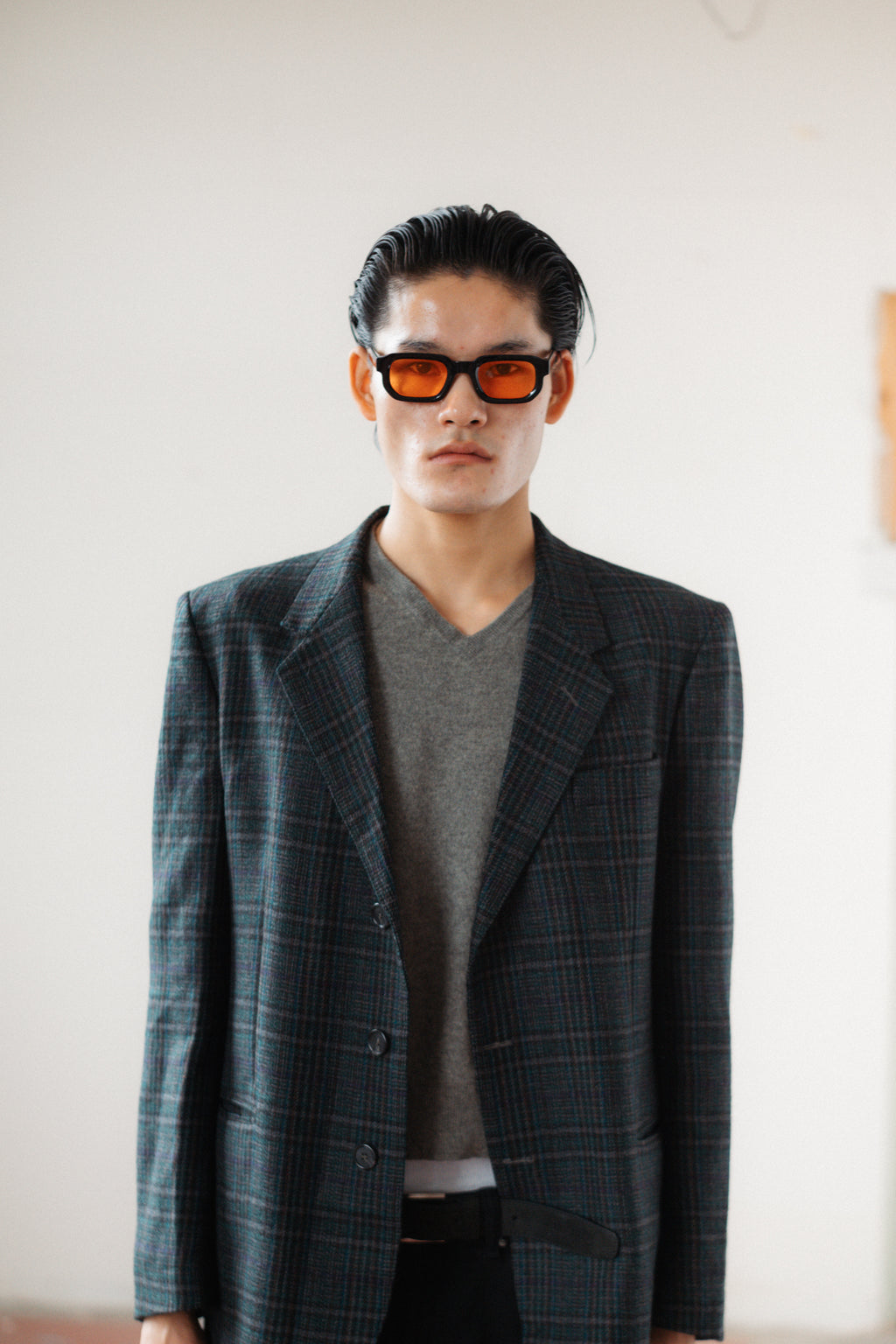 Oaks by Ferré Checked Wool Blazer