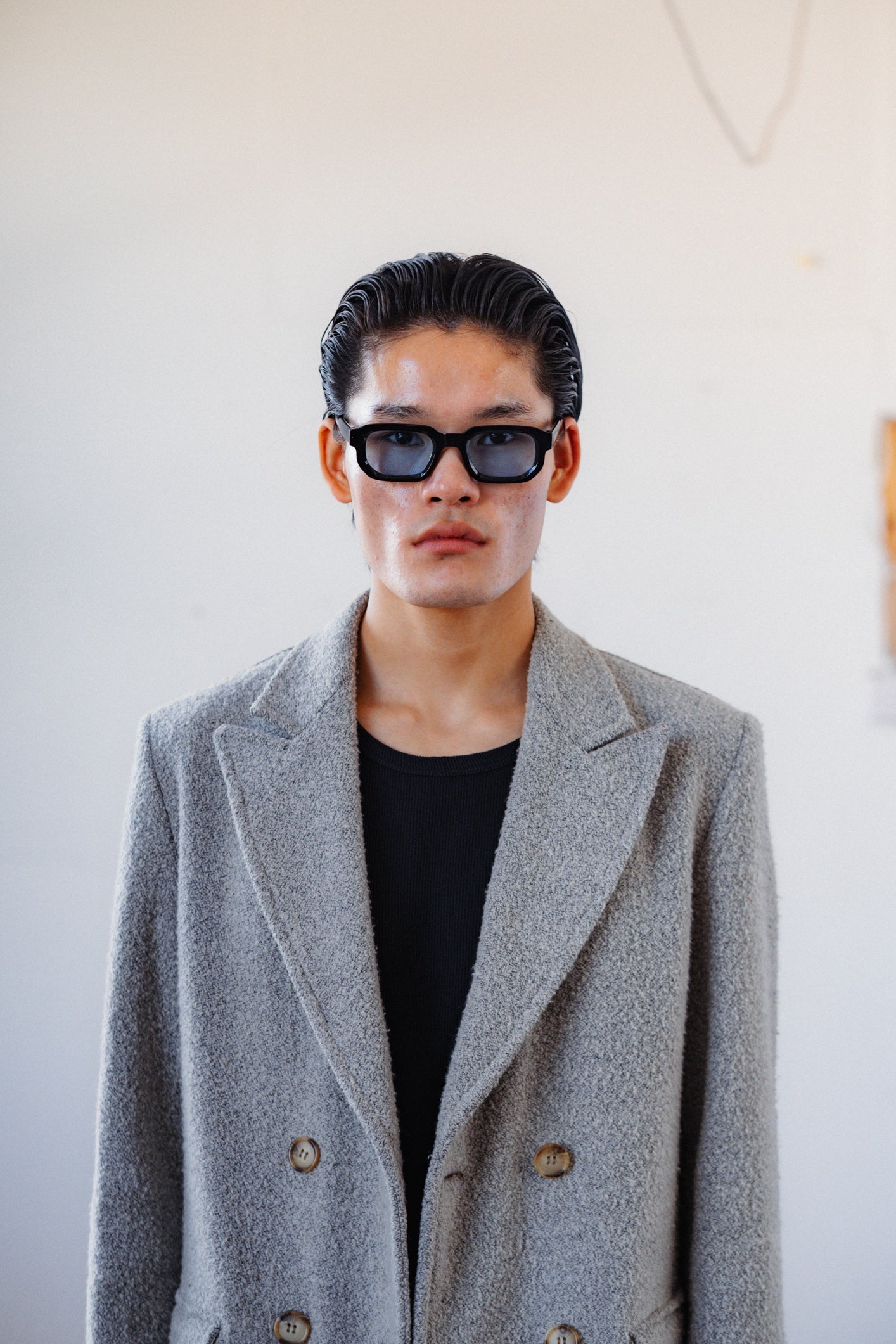 Oliver by Valentino Grey Wool Coat