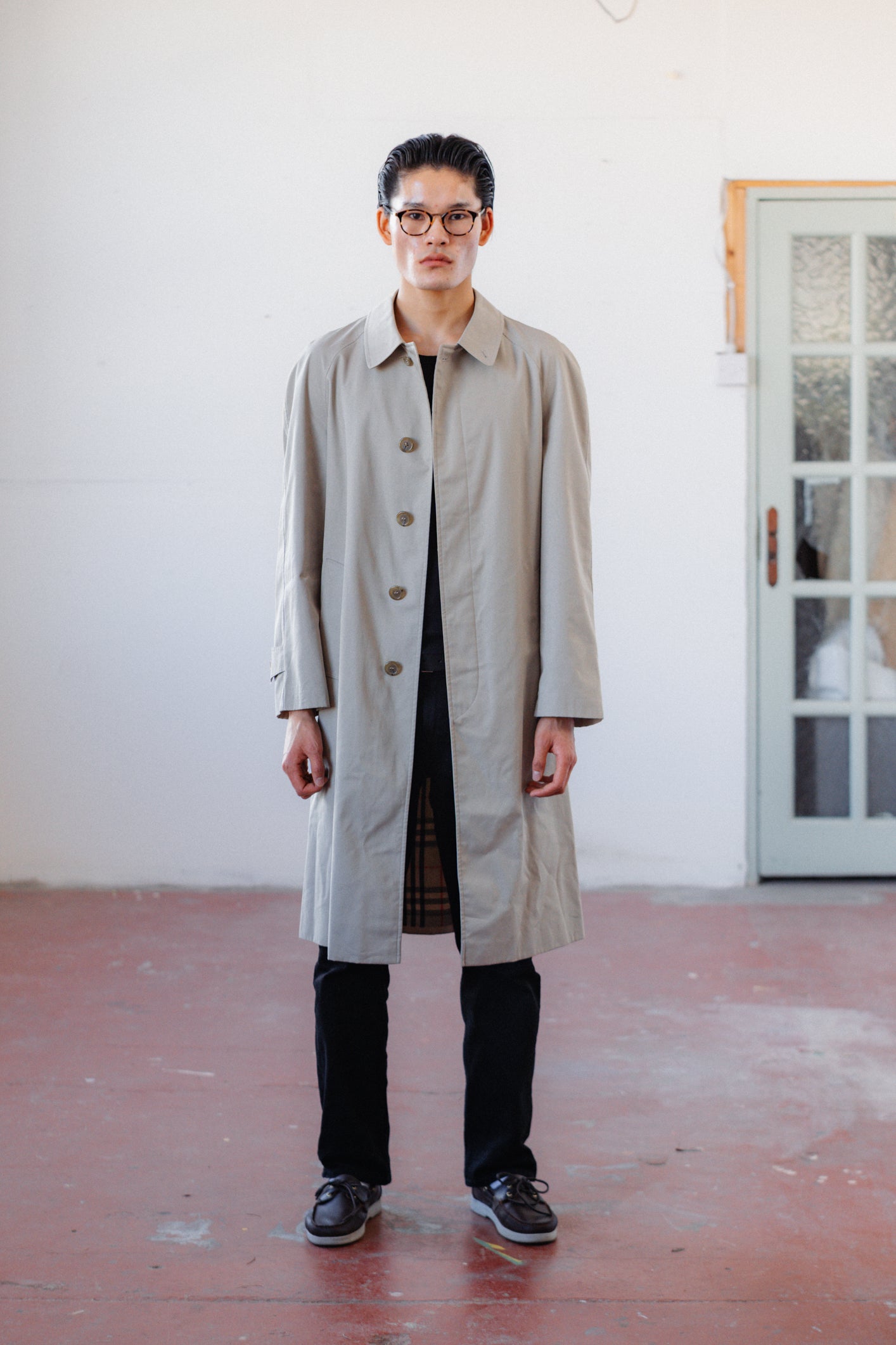 Brooklin Trademark Waterproof Trench Coat