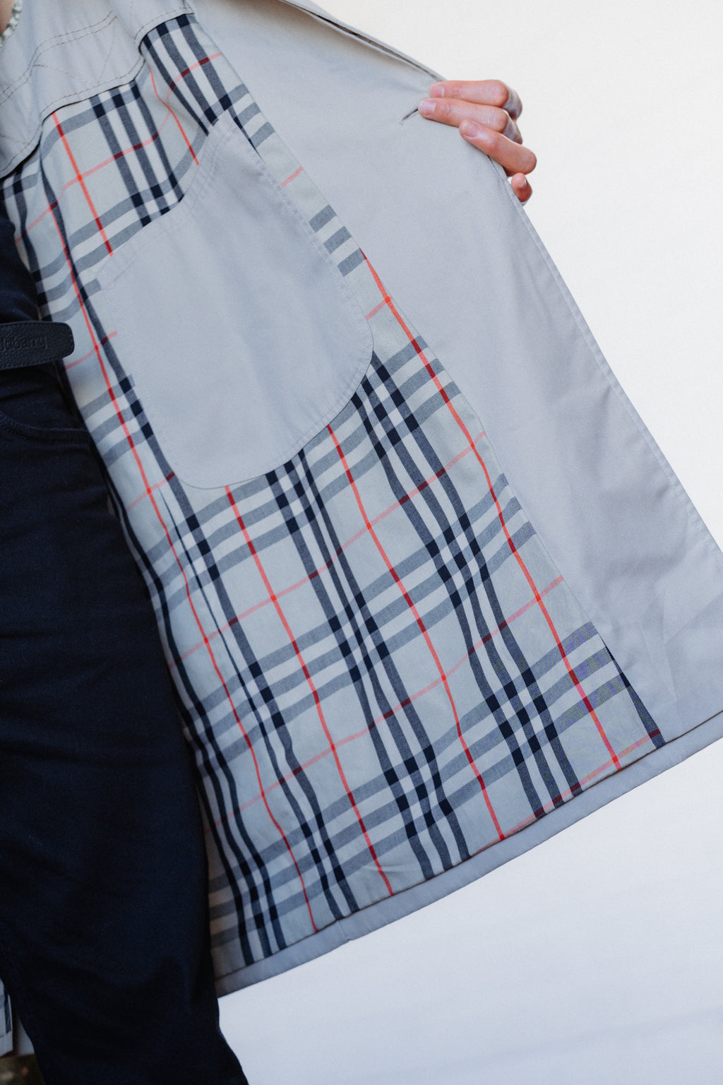 Brooklin Trademark Waterproof Trench Coat
