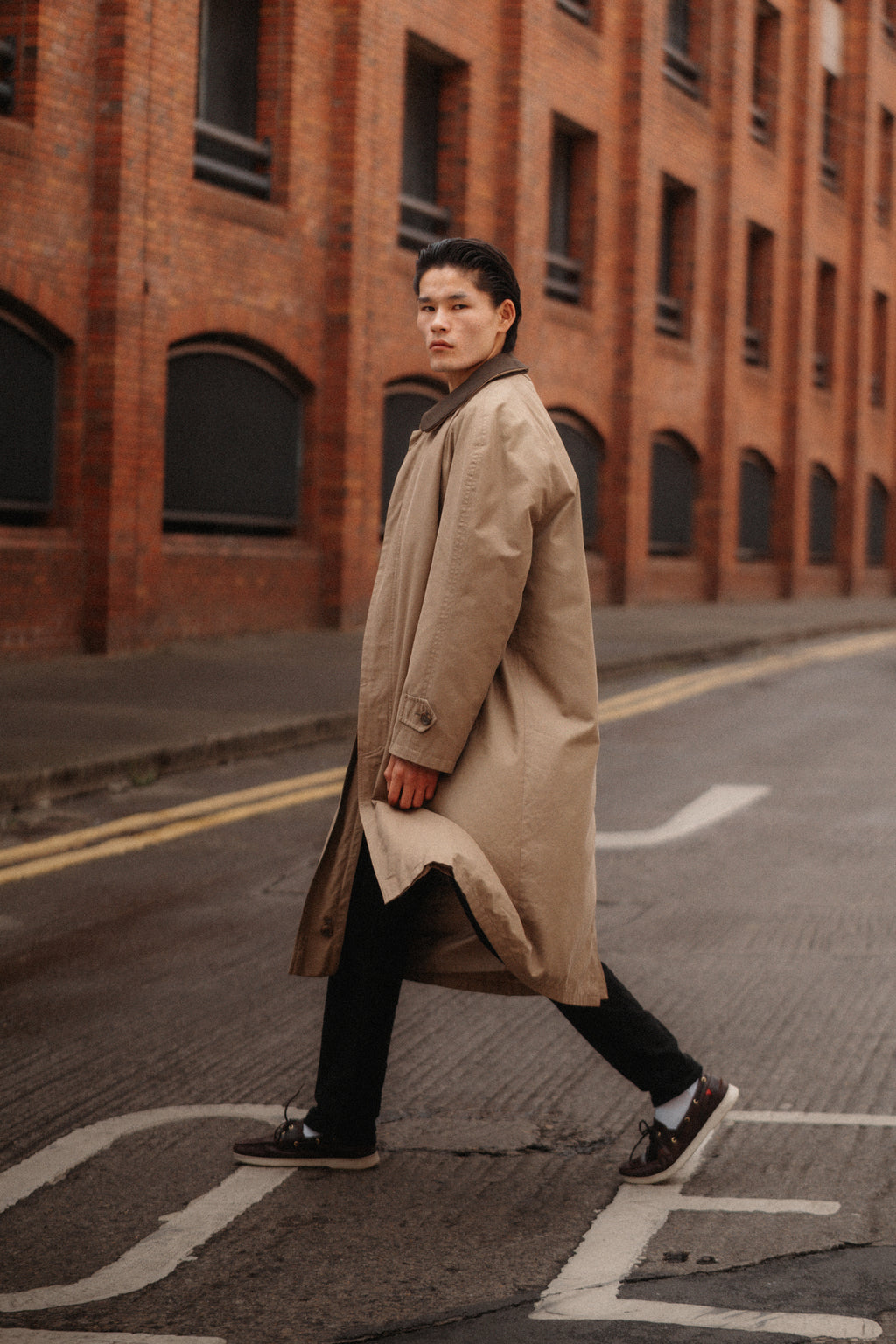 Beige Maxi Trench coat