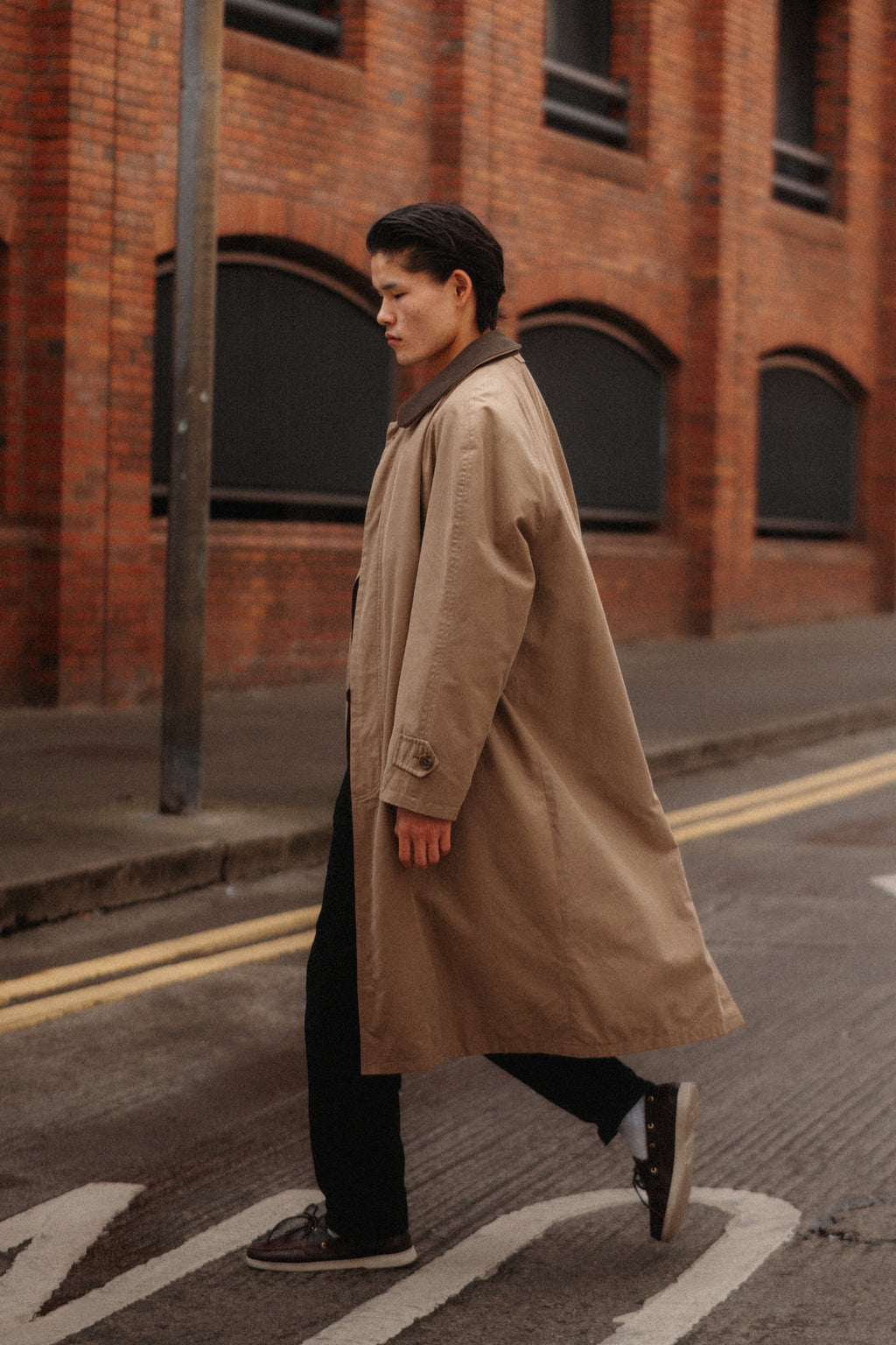 Beige Maxi Trench coat