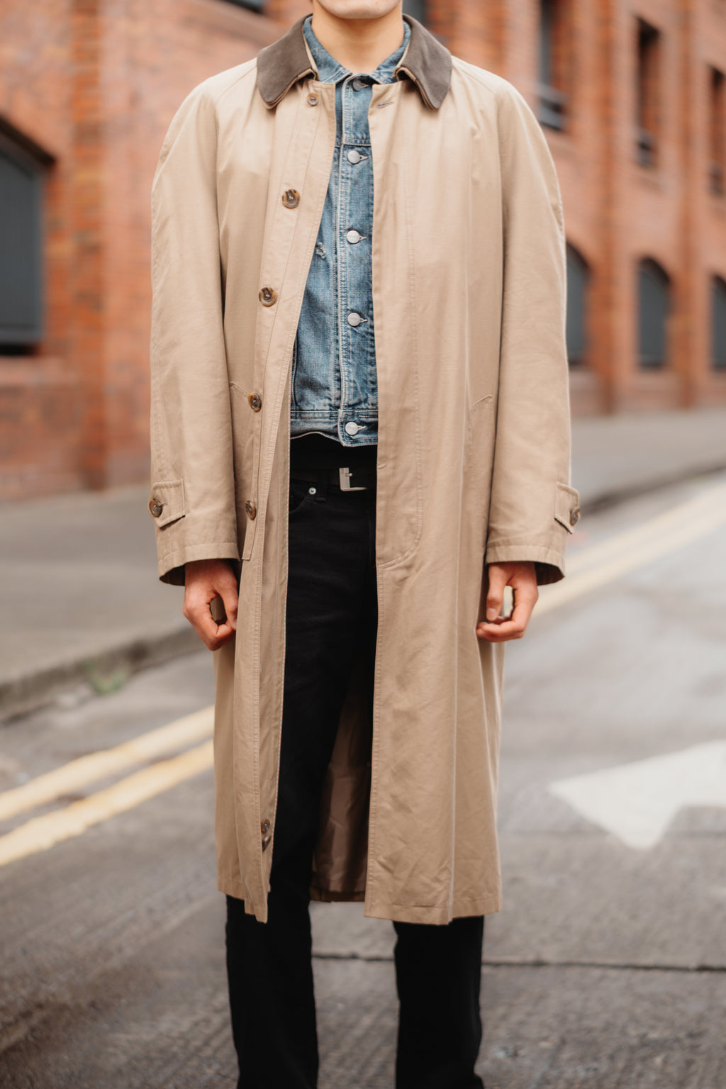 Beige Maxi Trench coat