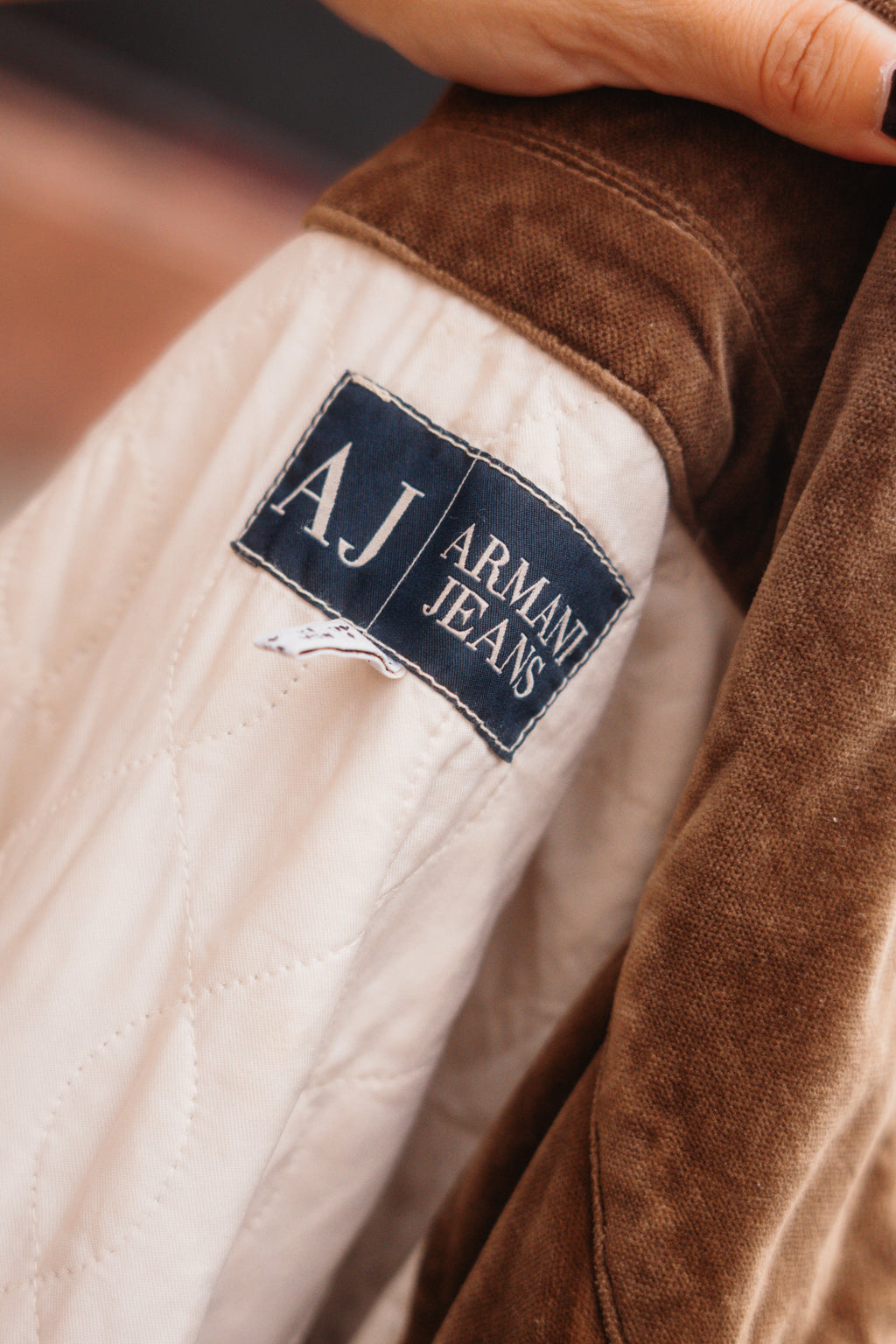 Armani Jeans Velvet Coat