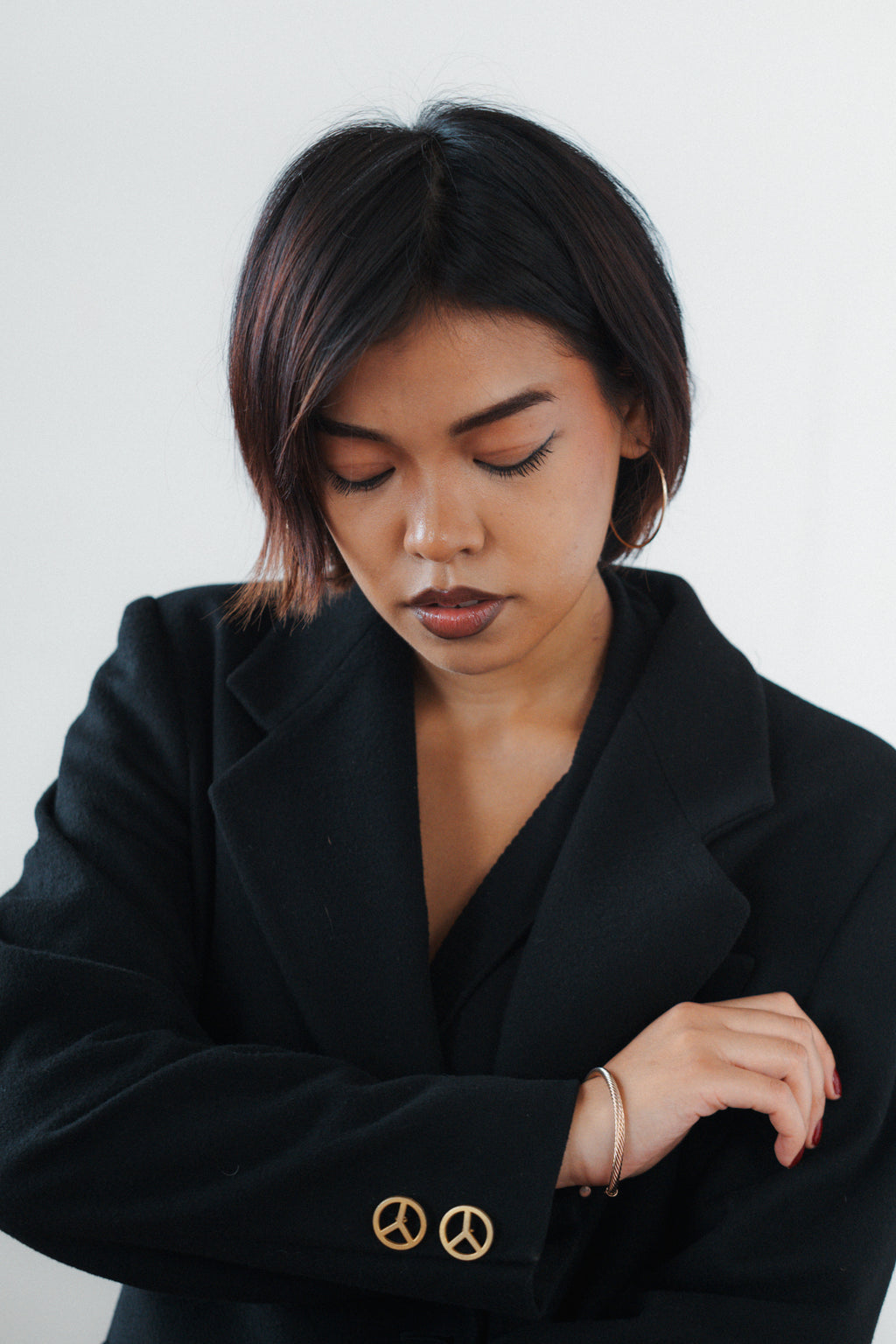 Enrico Coveri Wool Cashmere Blazer