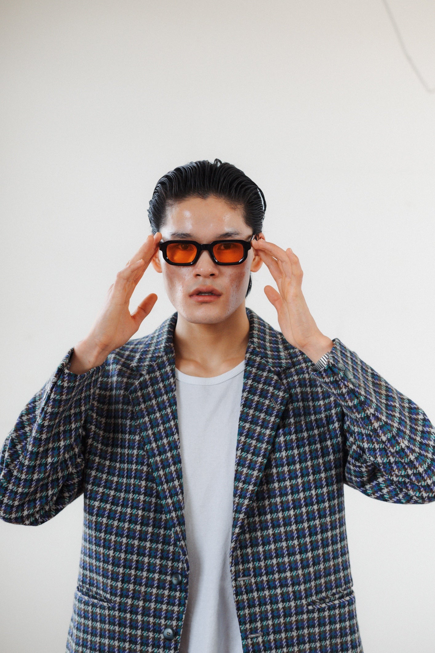 Daniel Dodd Houndstooth Wool & Alpaca Blazer