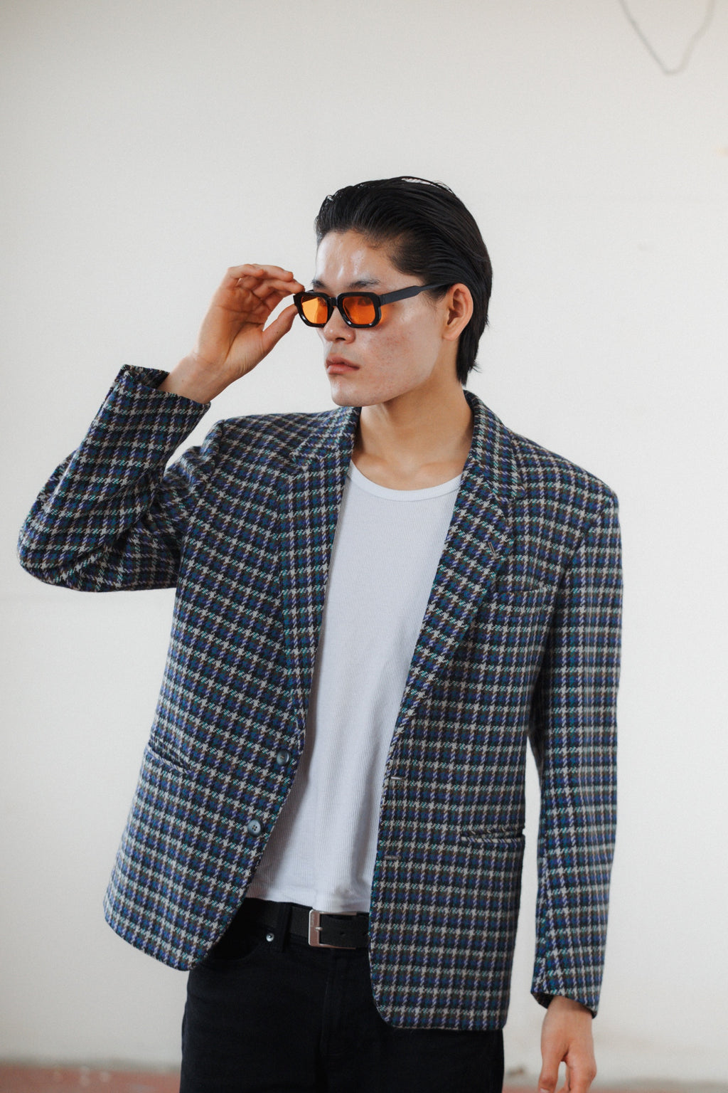 Daniel Dodd Houndstooth Wool & Alpaca Blazer