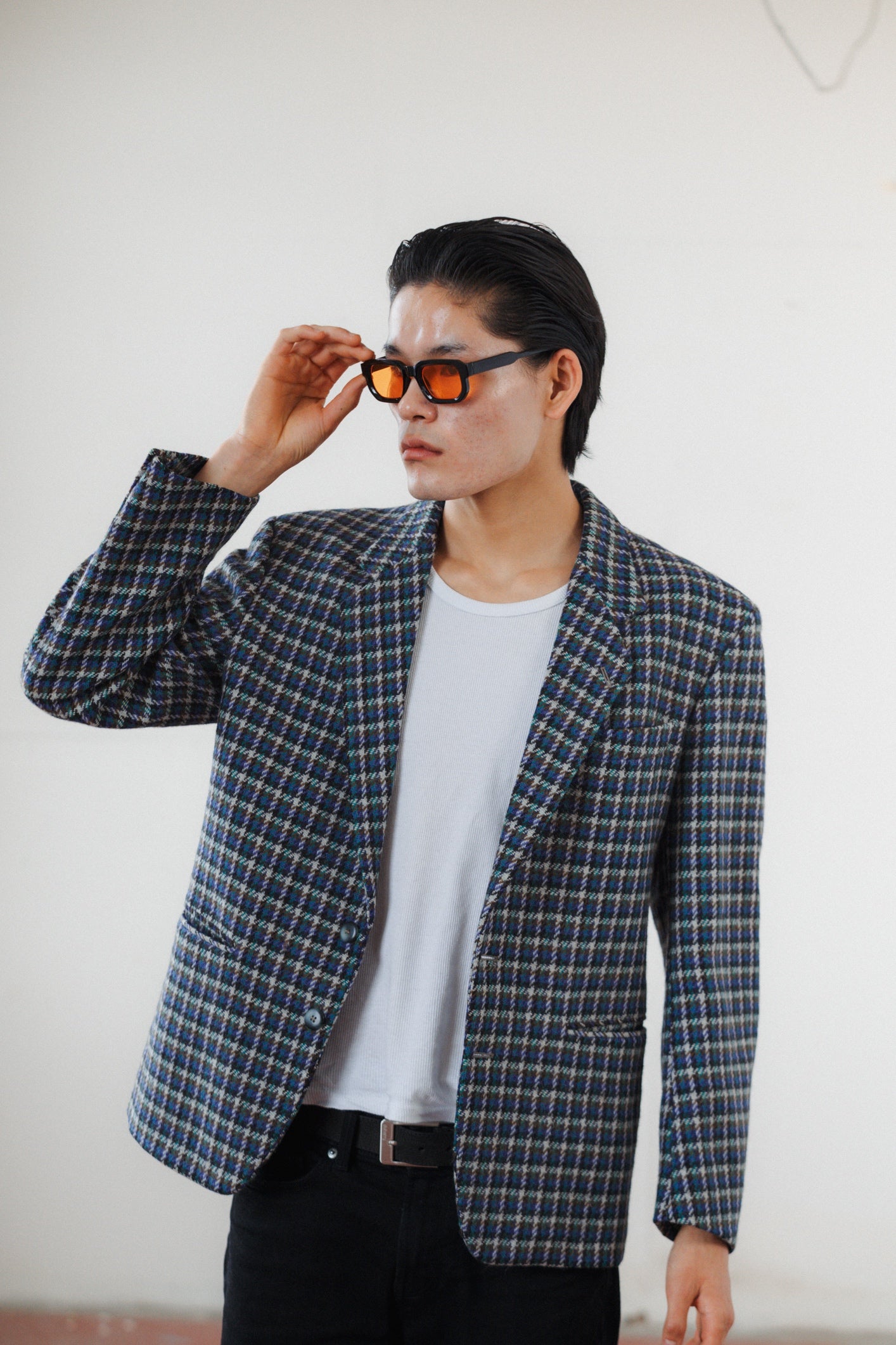 Daniel Dodd Houndstooth Wool & Alpaca Blazer