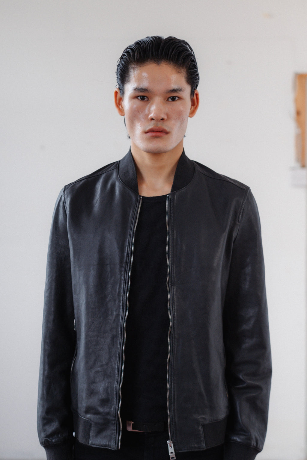 AllSaints Leather Bomber