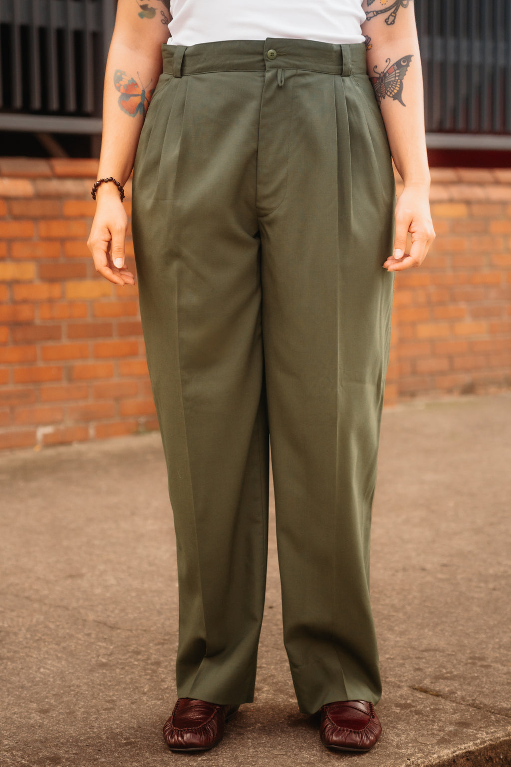 Gianni Versace Wool Suit Trousers