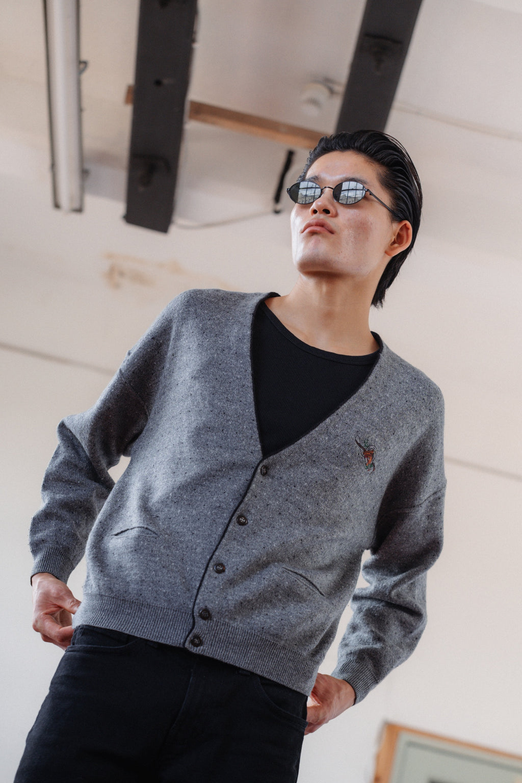 Grey Cardigan