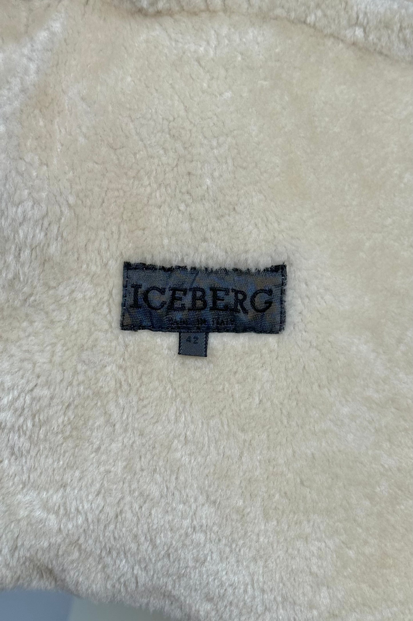 ICEBERG SUEDE JACKET SIZE M/L UK 10/12