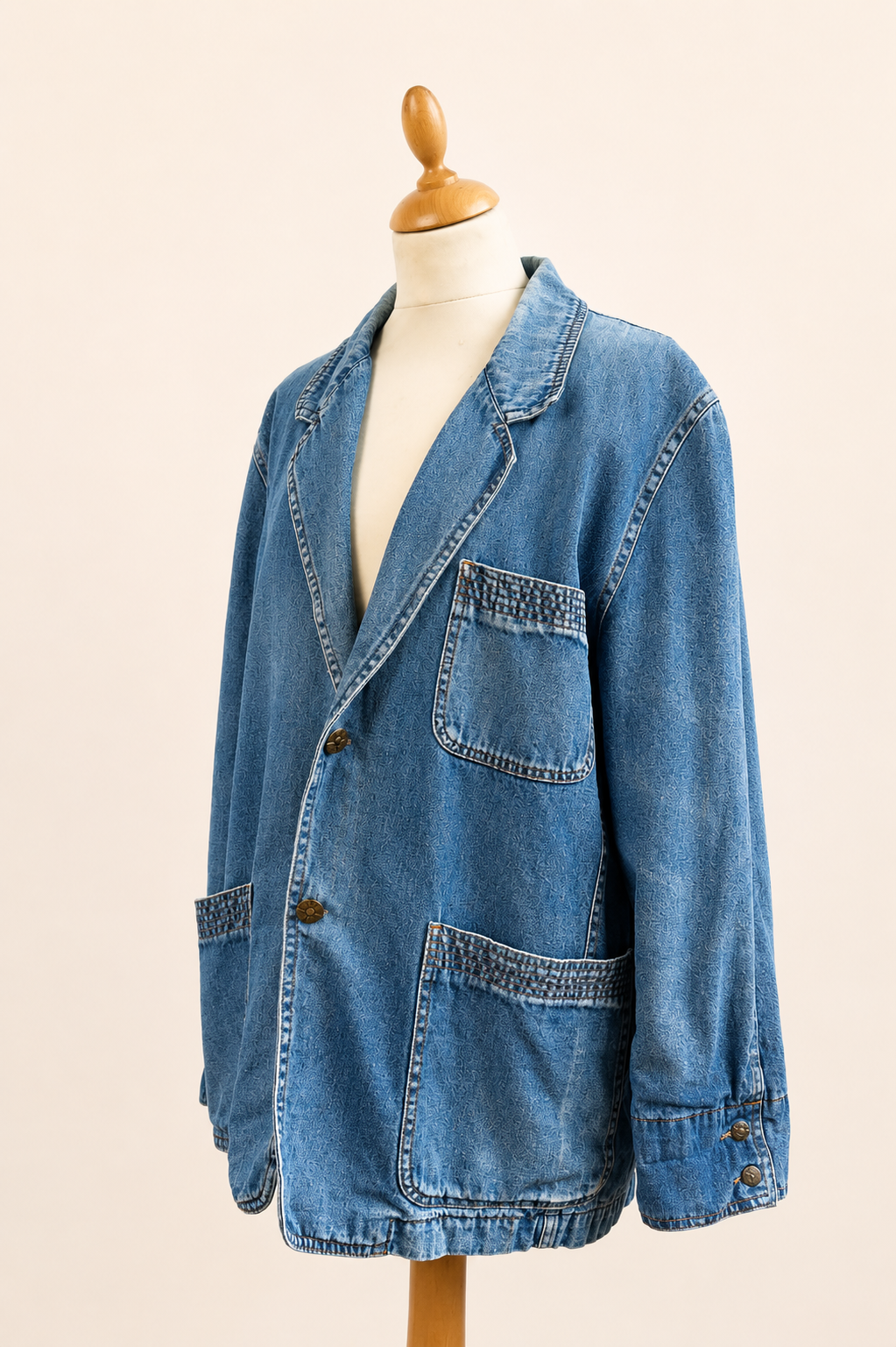 Fendi Denim Jacket Blazer Style