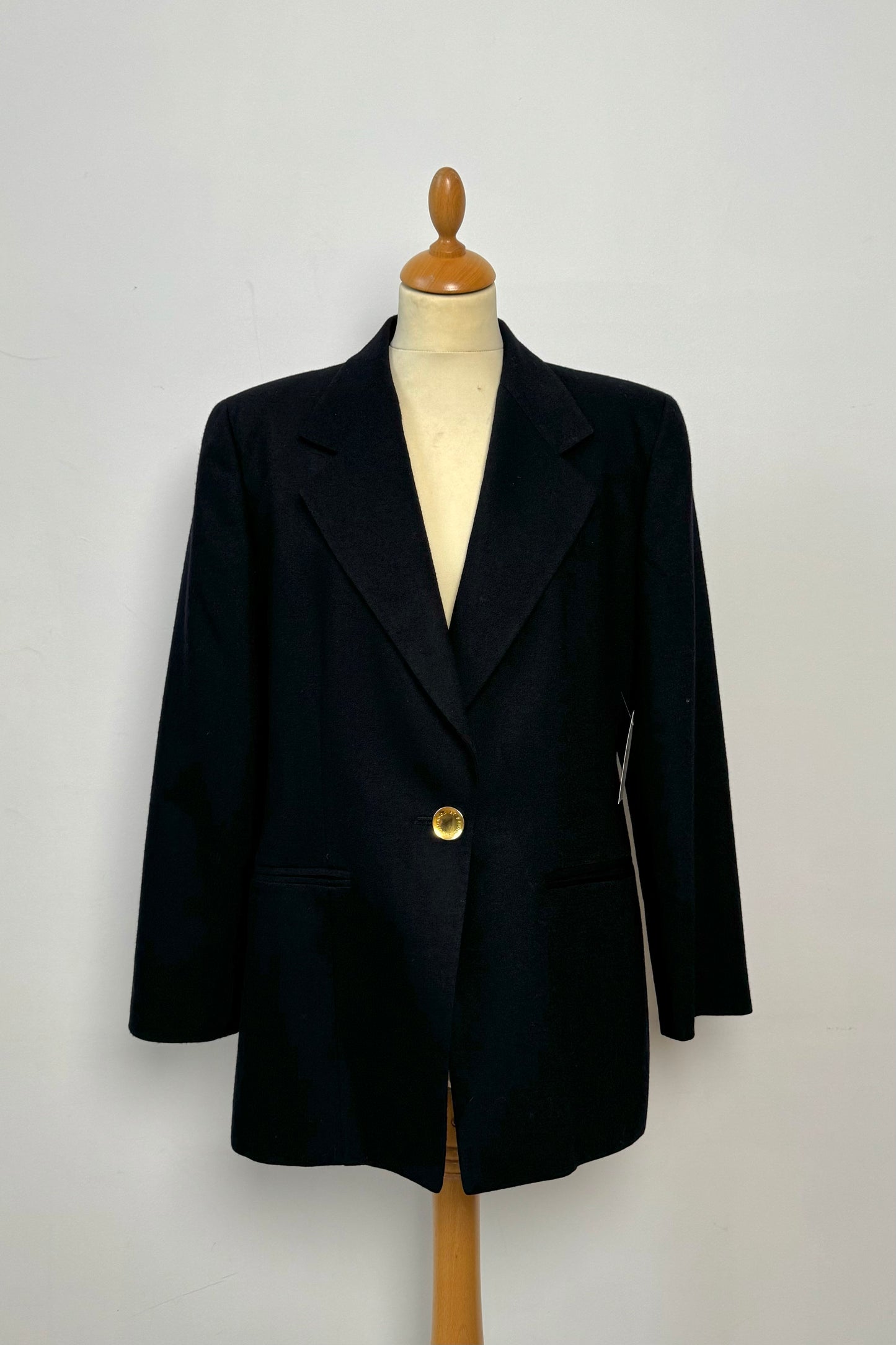 NAVY WOOL BLAZER STUDIO 0001 by FERRE SIZE M/L UK 10/12