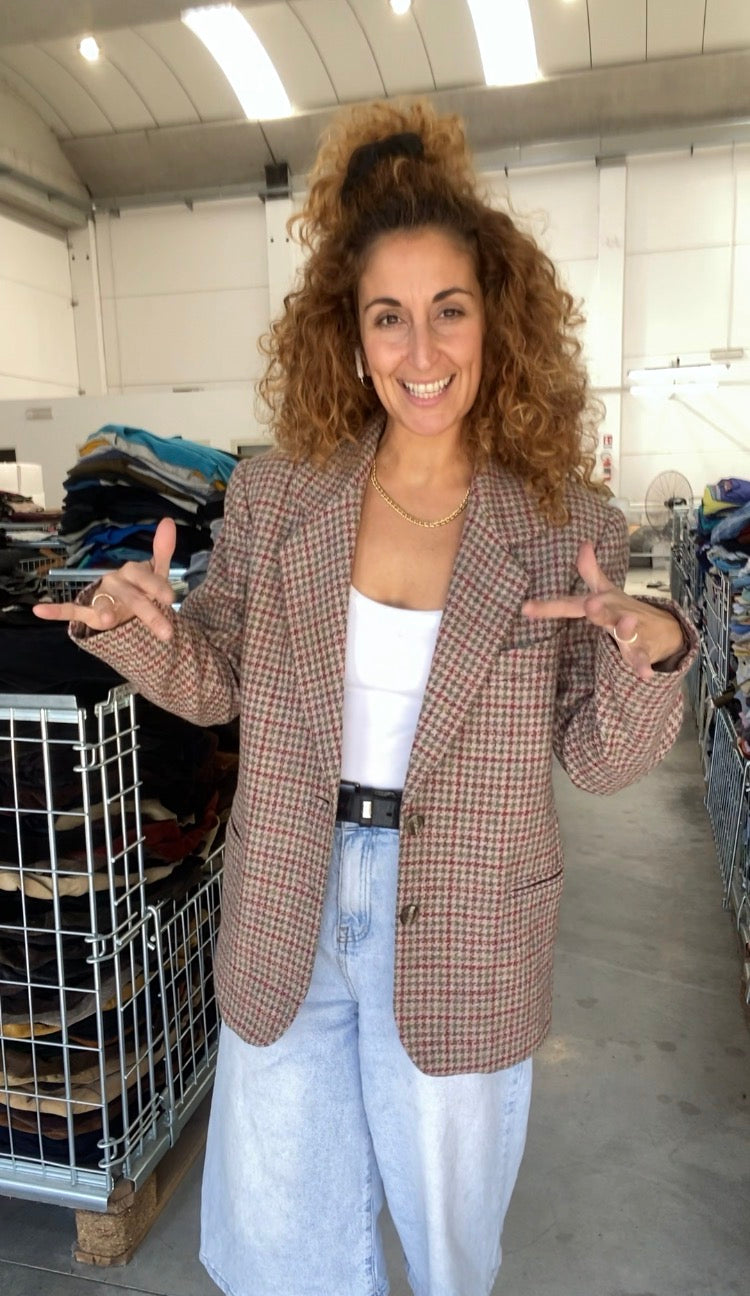 Laura Biagiotti Houndstooth Blazer