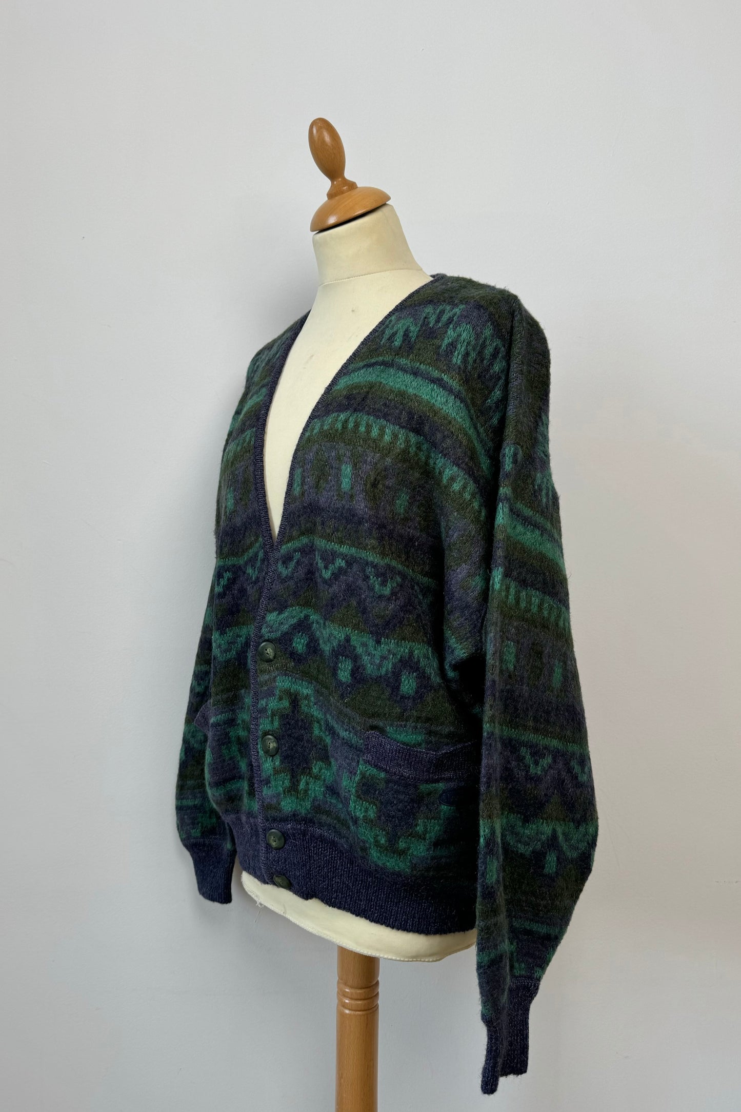 PATTERN CARDIGAN SIZE L