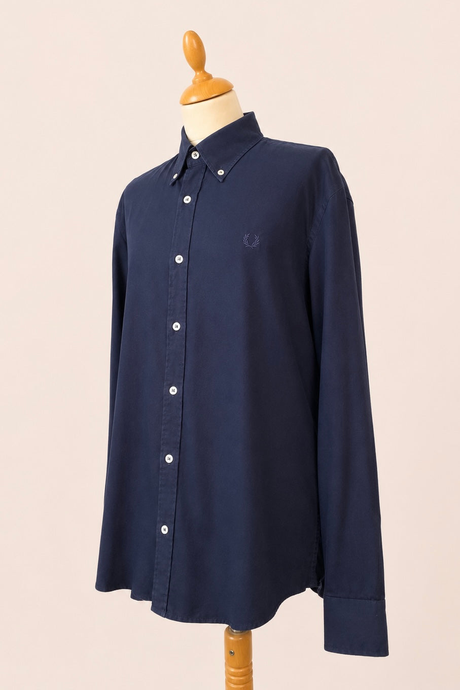 Fred Perry Navy Cotton Shirt