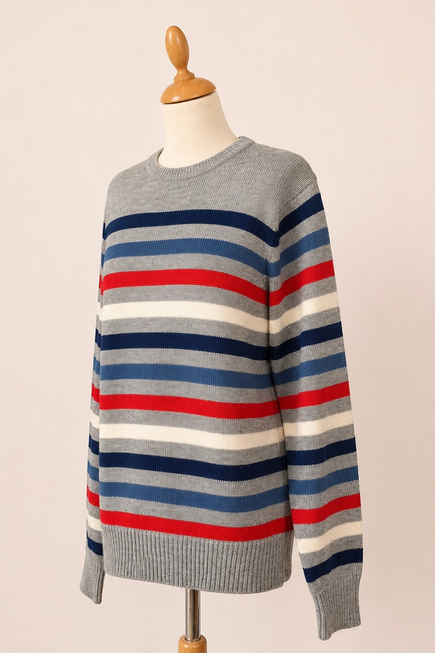 Herod Striped Wool Blend Knit Jumper