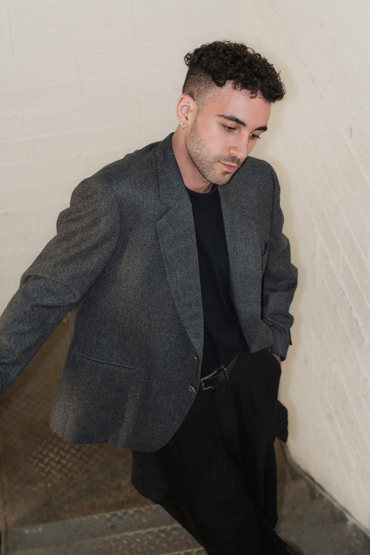 Pierre Cardin Grey Blazer Size M/L UK 10/12