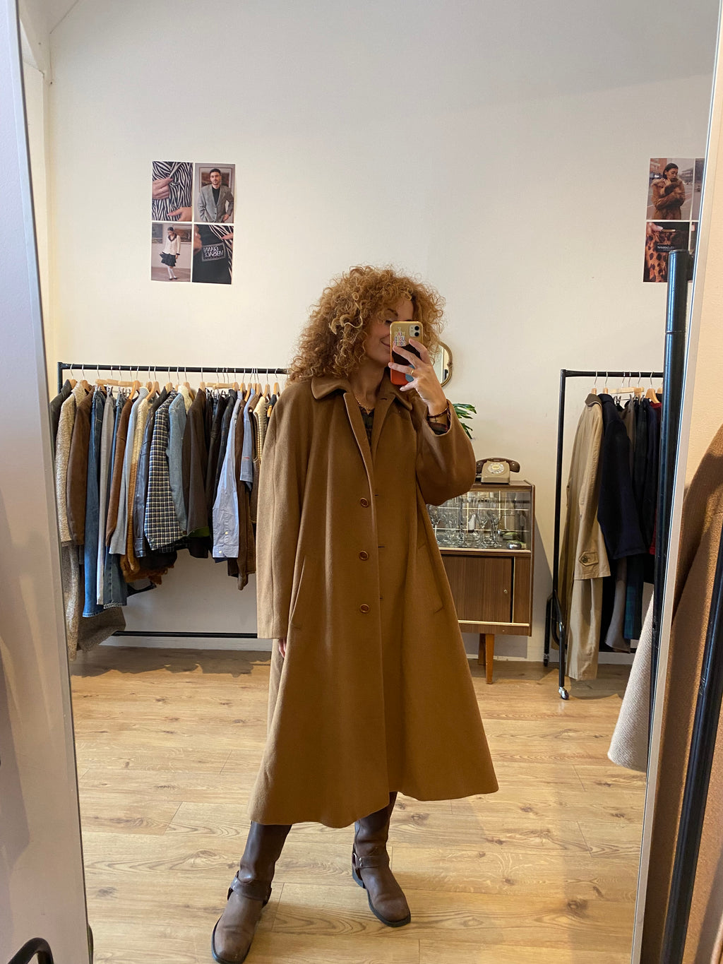 Vintage Les Copains Prestige Wool, Angora & Cashmere Coat