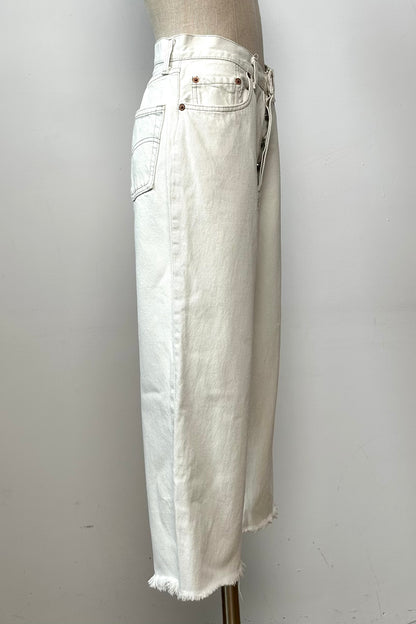 CAPRI WHITE LEVIS SIZE 6 EU 34