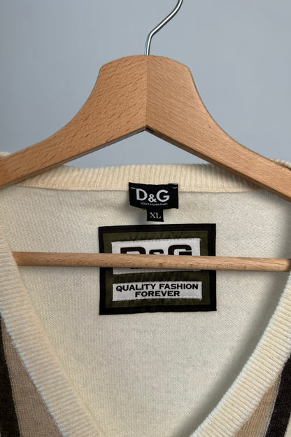 WHITE JUMPERS D&G SIZE L UK 12