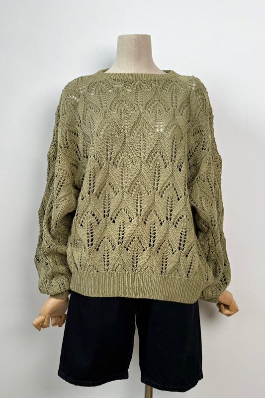 KHAKY CROCHET KNIT SIZE L/XL UK 12/14