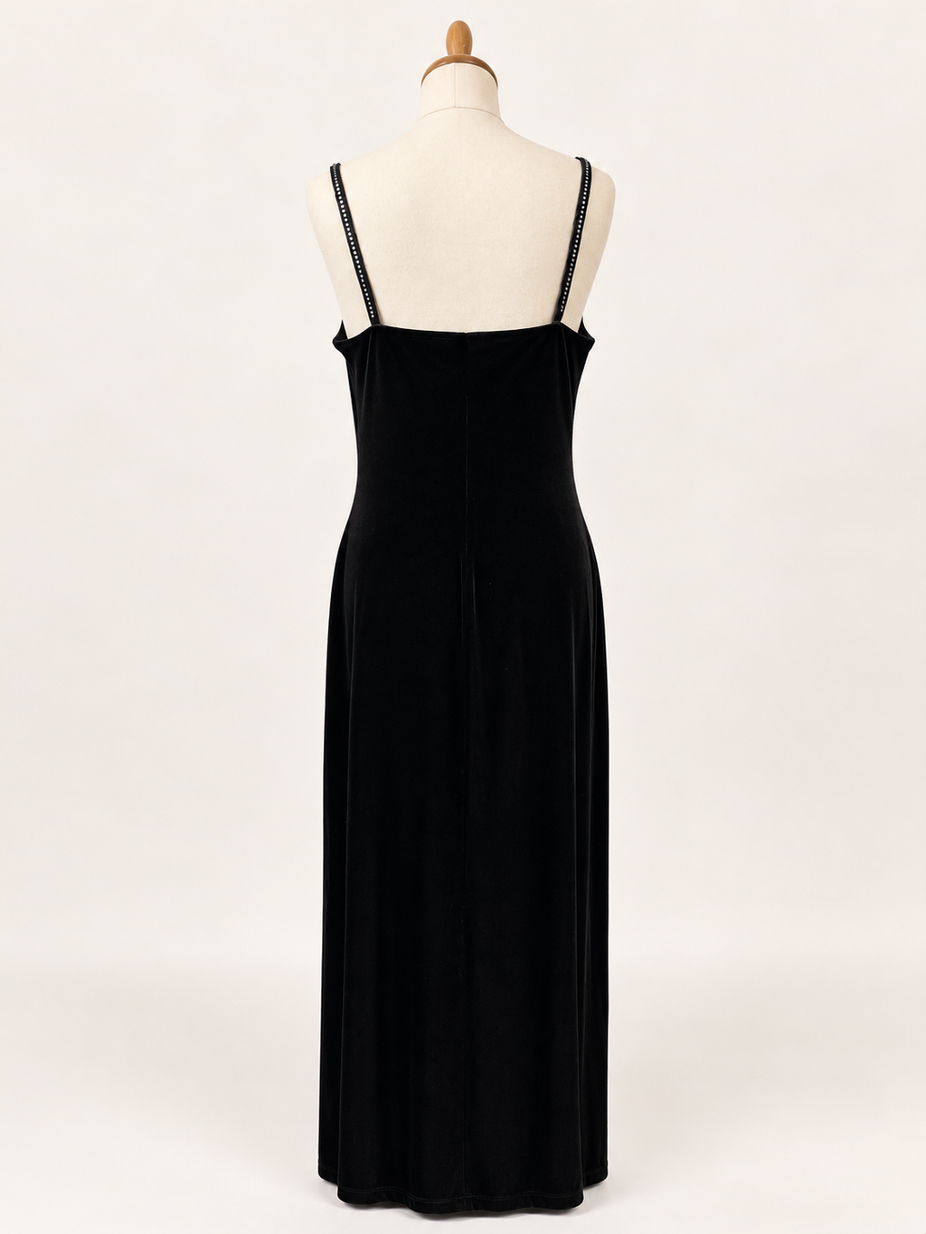 Black Velvet Slip Dress