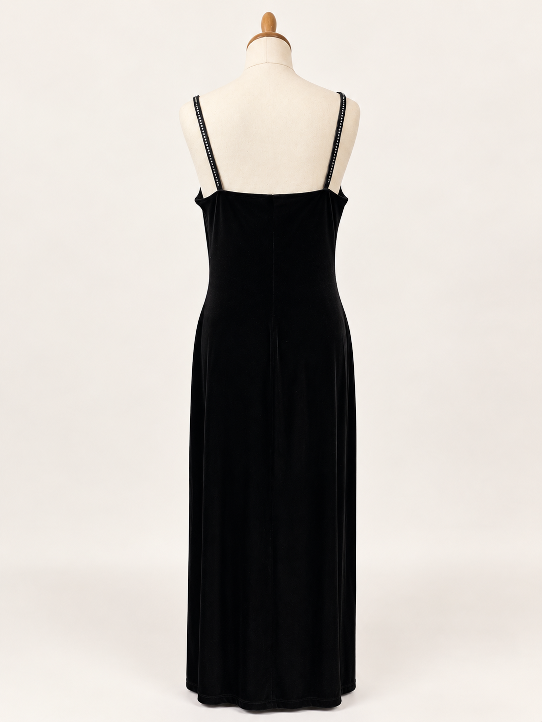 Black Velvet Slip Dress
