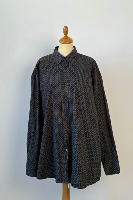 PATTERN NAVY SHIRT SIZE XXL 16UK