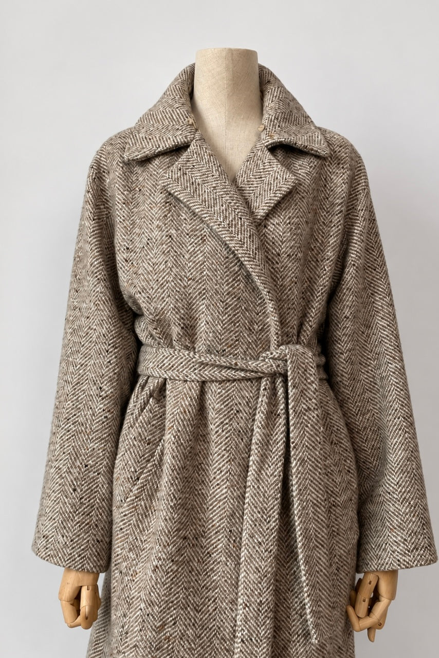 Luisa Spagnoli Herringbone Coat