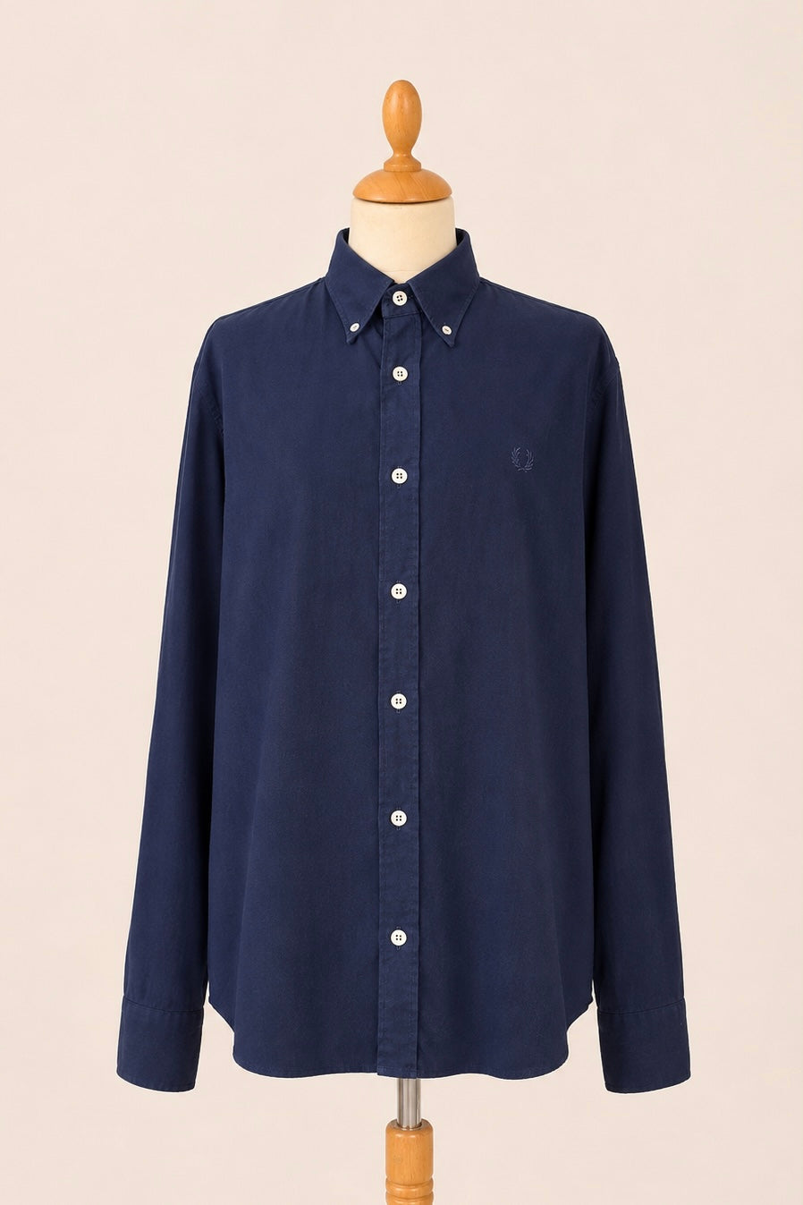 Fred Perry Navy Cotton Shirt