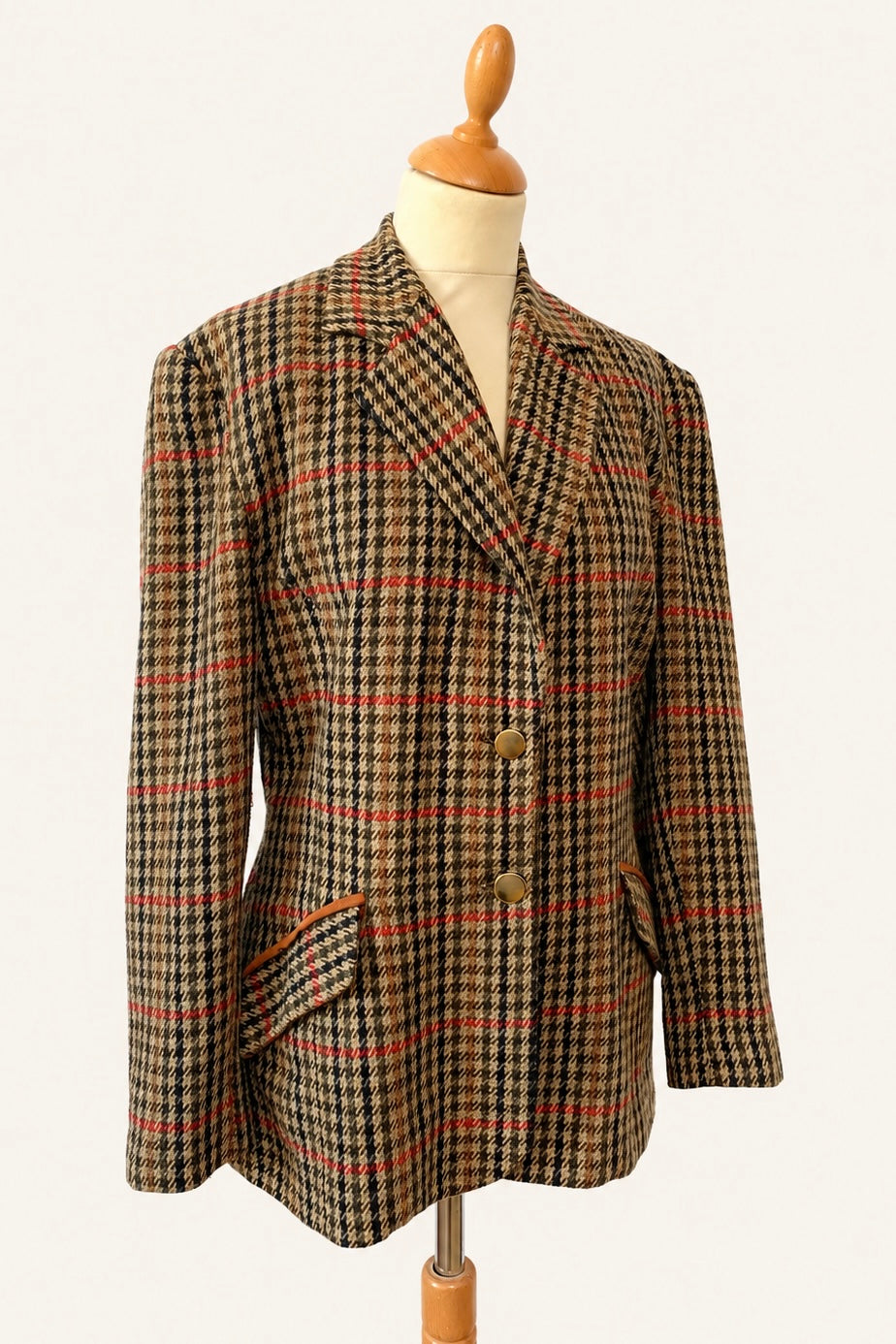 Pure Wool Heritage Check Blazer