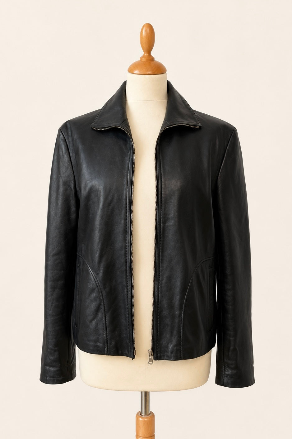 Classic Black Leather Jacket