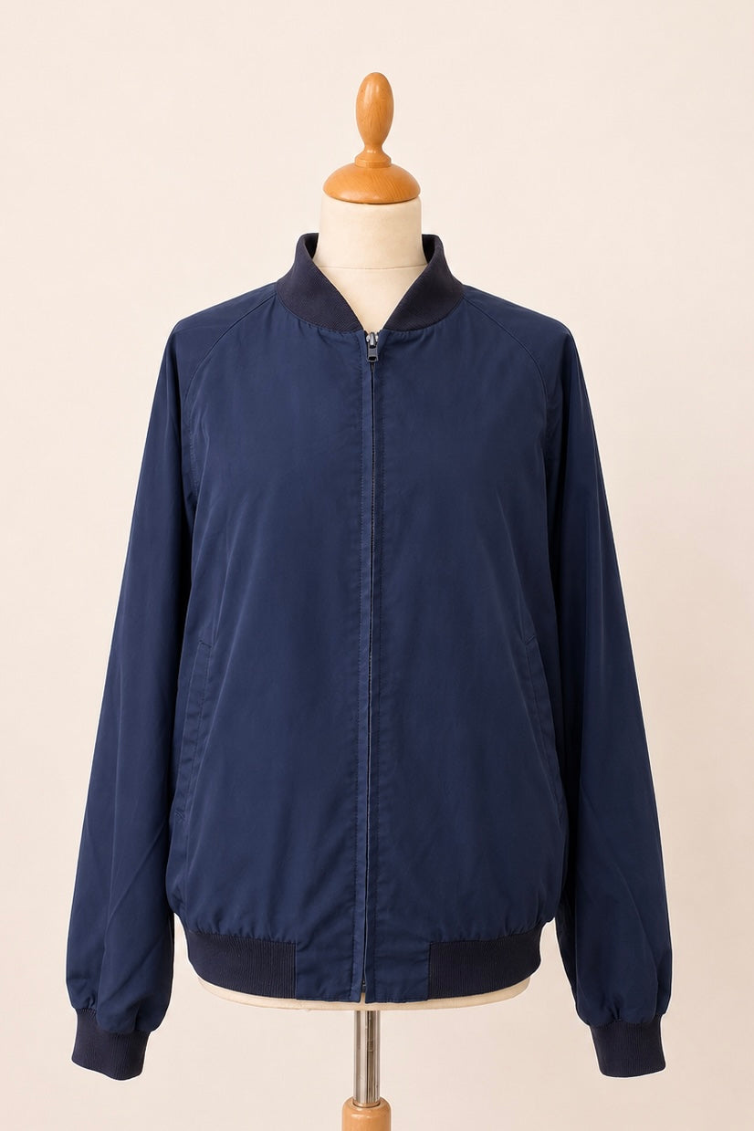 Navy Bomber Jacket
