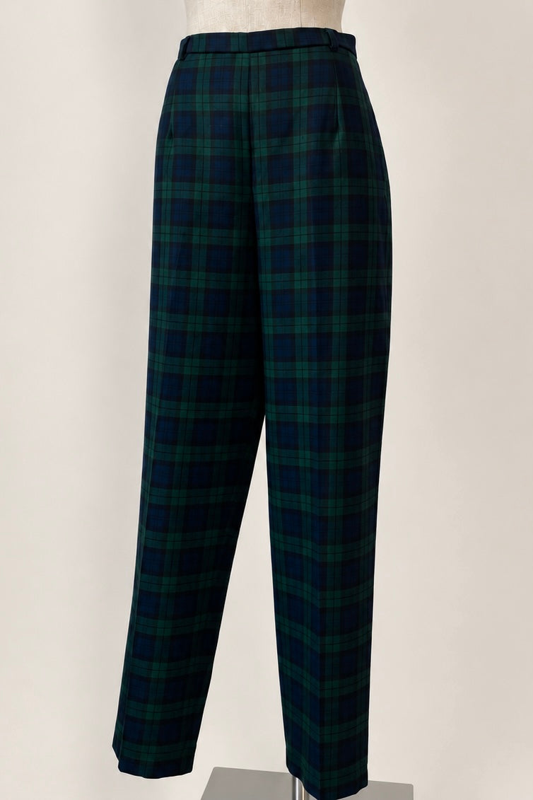 Tartan Pure Wool Trouser
