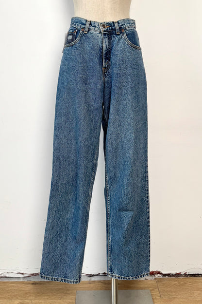 SUPER HIGH WAISTED LEVI'S W28 L32 SIZE S UK 8