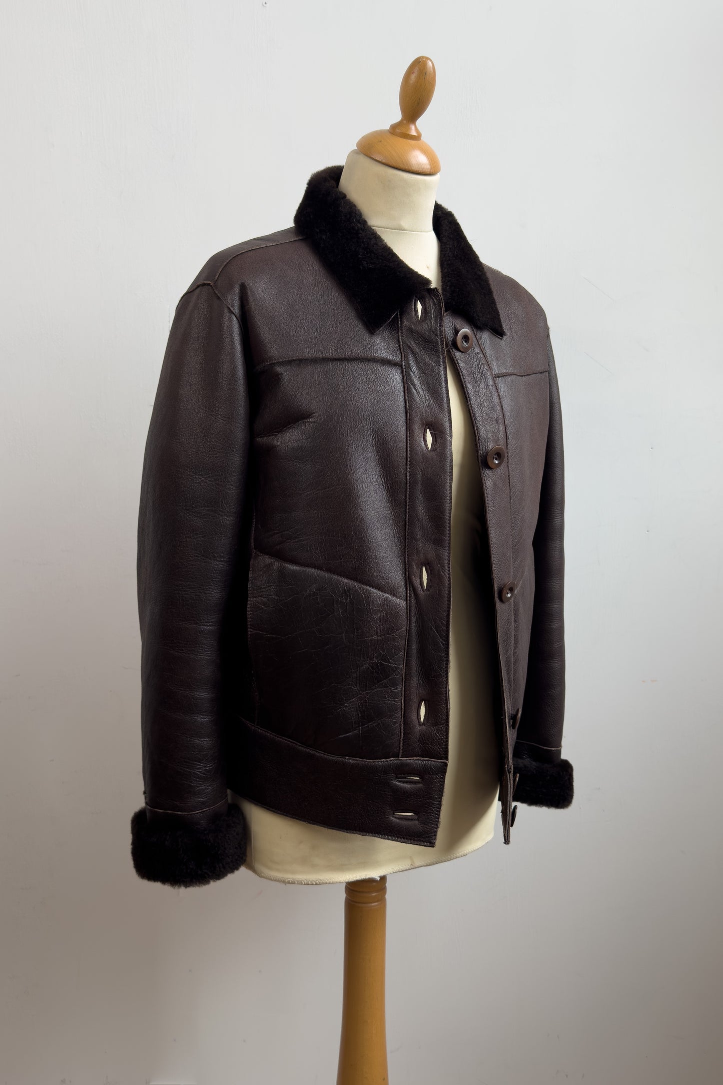 Pierre Cardin Real Leather Jacket Size S/M UK 8